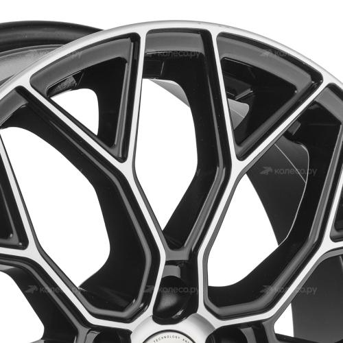 X`trike RST R198 BK/FP 6.5x18 5*114.3 ET37 Dia66.5 BK/FP фото 5